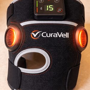 Curavell Heated Knee Massager with Compression & Vibration – Knee Pain Relief & Muscle Relaxation